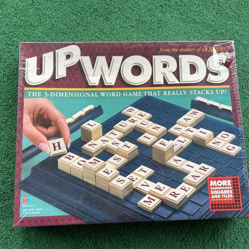 NWT Upwords 3D word board game that “really stacks up”!Still wrapped in plastic.